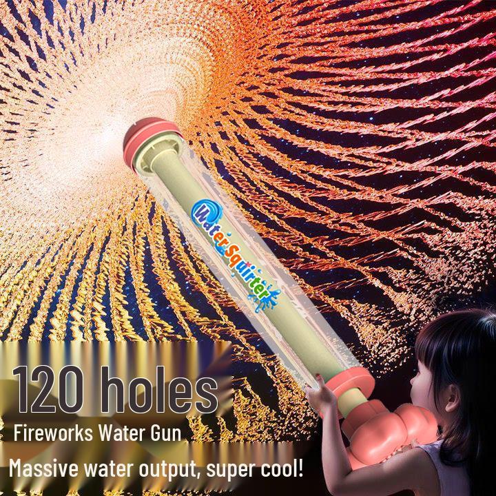 Summer Beach Dinosaur Fireworks Water Gun: Spinning Sprayer for Water Fights
