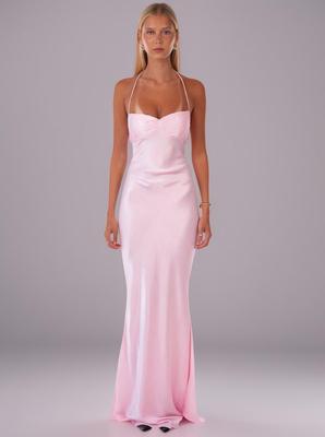 Robe moulante satinée à sequins sans bretelles transfrontalière 2025 - Dos lacé sexy et couleur unie, Édition d'été