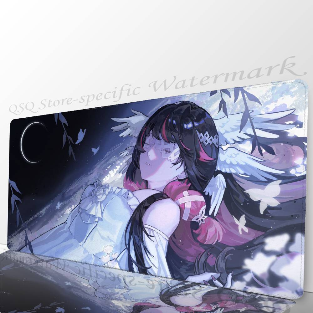 Anime Columbina G-Genshin Impact Mousepad Non-slip Suitable For Office Computers Laptops E-sports Game Desk Mats XXL Keyboard