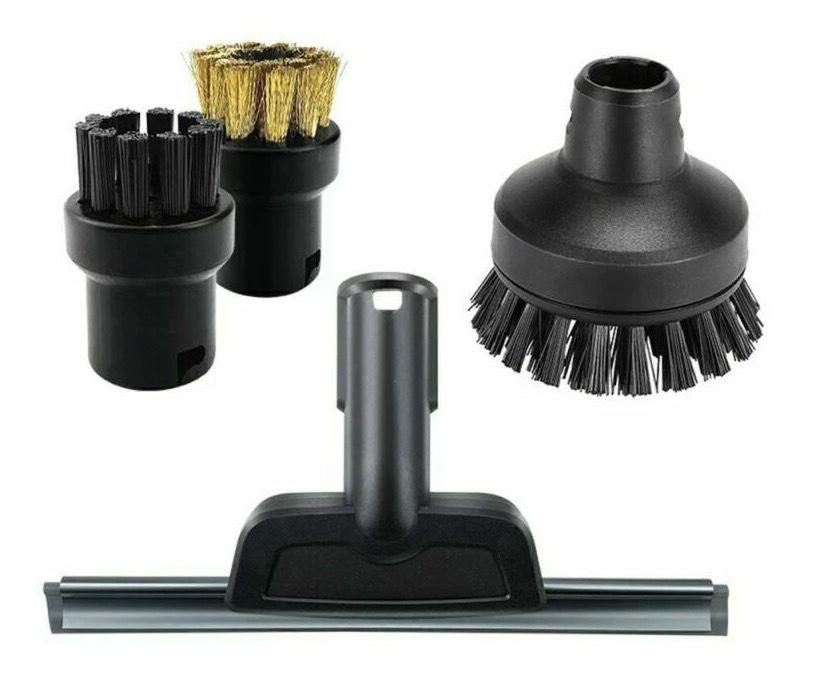 Kärcher SC Series Steam Accessories Set: Includes Small Round Brush, Copper Brush, Floor Nozzle