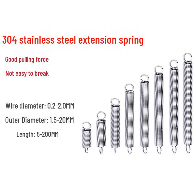 Song Ge Light Duty 304 Stainless Steel Extension Spring