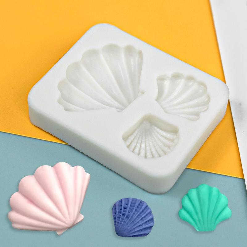 Silikonowa Forma Perłowa Muszla Forma do Pieczenia Cupcake Sugarcraft Narzędzia do Dekorowania Ciast Fondant