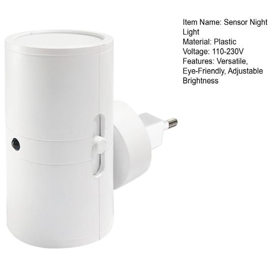 Motion Sensor Night Light with Dimmable Warm White LED Dual-Sided Lighting 90-degrees Rotatable Wall Sconce Light for Bedroom Hallway Kitchen