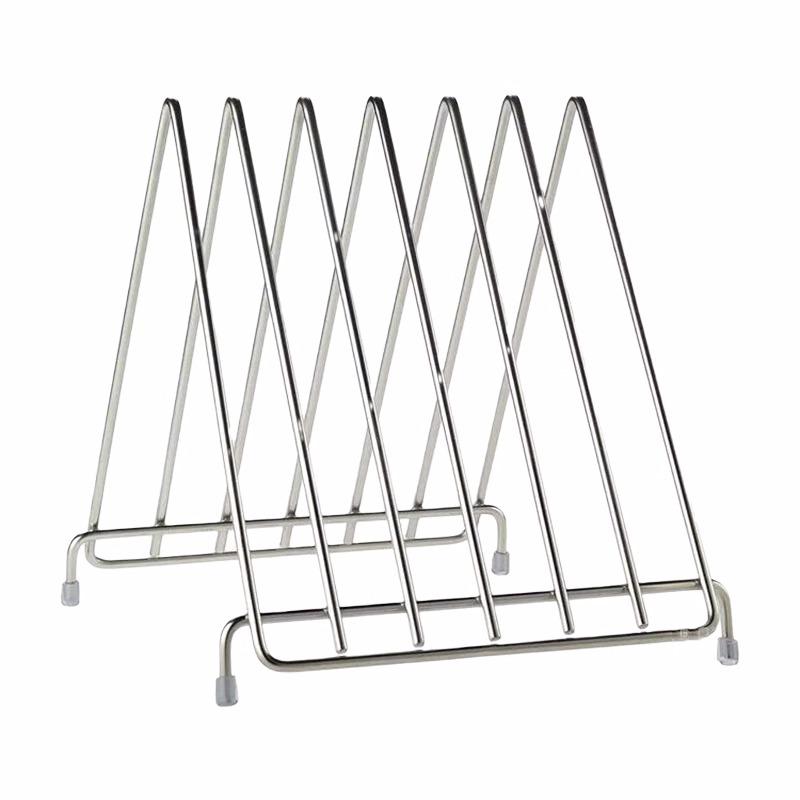 

Bold Line Stainless Steel 6-Slot Cutting Board Rack – Durable Kitchen Storage for Chopping Boards