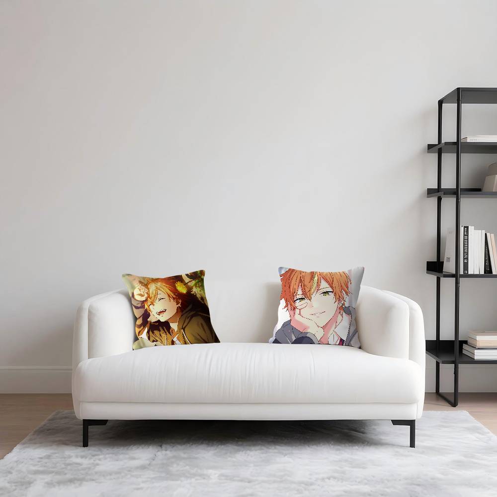 S-Shinonome A-AkitoS Pillow Case Removable Washable Cushion Cover – All-Season Soft Linen