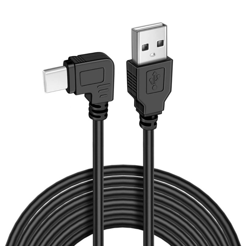 Long 11.5ft USB Type C Charging Cable 5V Power Supply For Dashcams Security Systems Fan USB C Power Cord