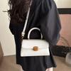 Fashion Solid Color Small Handbags Women's Top-handle Bags For Commuting  Square Designer Crossbody Shoulder Bag For Gifts