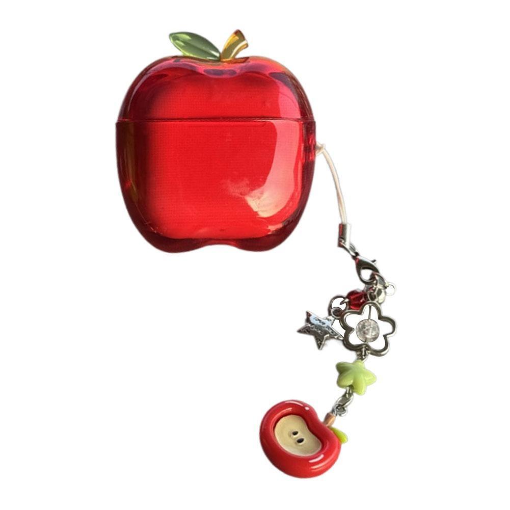 

Для AirPods Pro3 В форме яблока 3D Высокопрозрачный ТПУ Мягкая резина Защитный чехол Противоскользящая оболочка Чехол Аксессуары