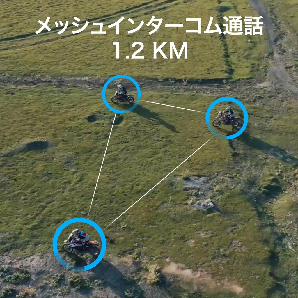 Sena J30 Motorcycle Intercom with Bluetooth IP67 HD OTA Group Music GPS Smartphone Japanese Voice and Touring Officially Imported in Japan (Japan