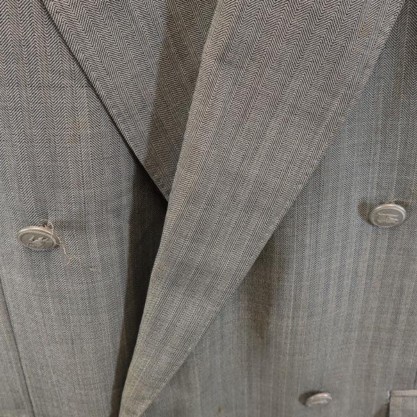 BURBERRY Made in Japan by Sanyo Shokai Herringbone Pattern tailored jacket Men's Used