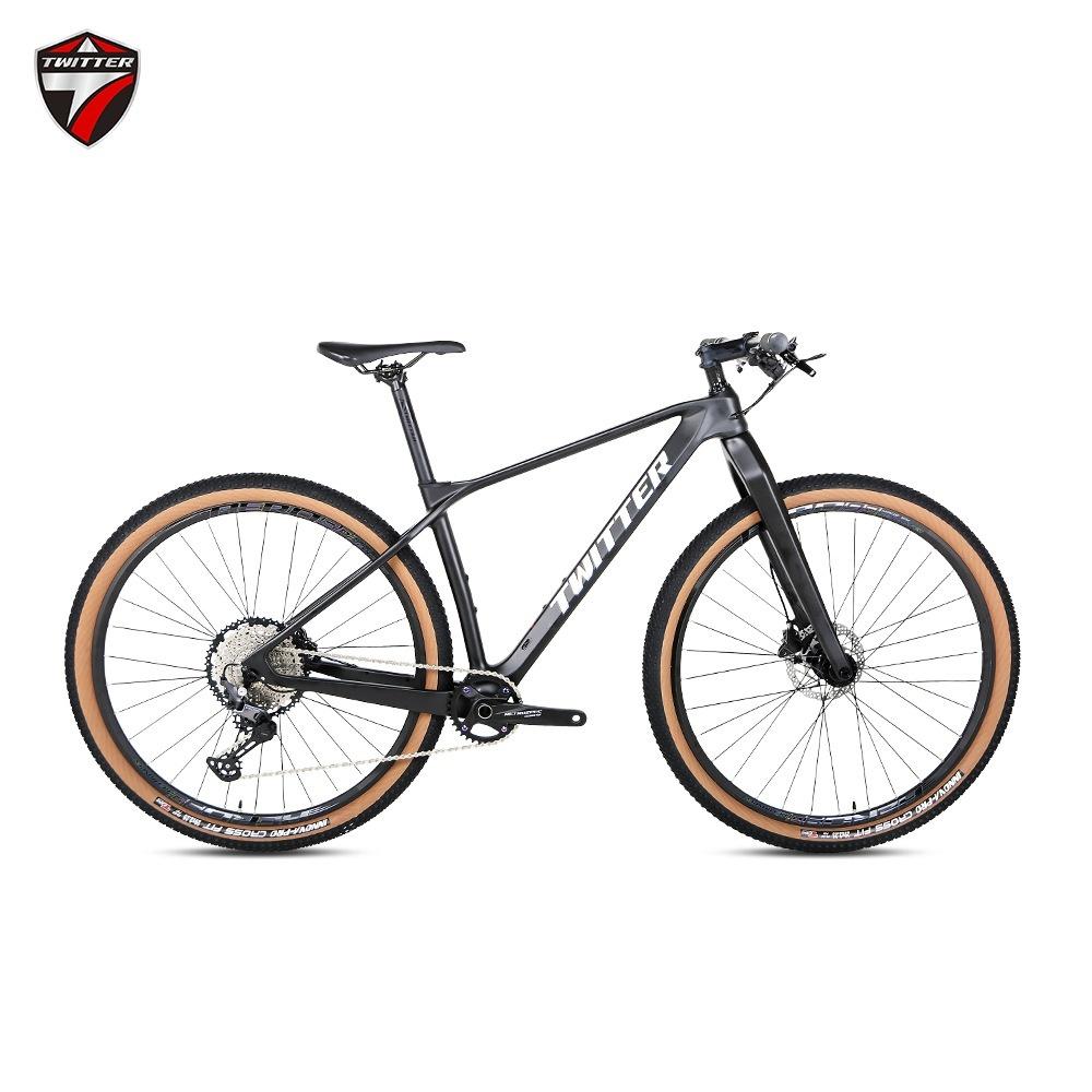 

TWITTER CARBON MOUNTAIN BIKE M6 с Shimano M6100-12S, карбоновая рама, вилка Cabon, подходит для роста 165-175 см