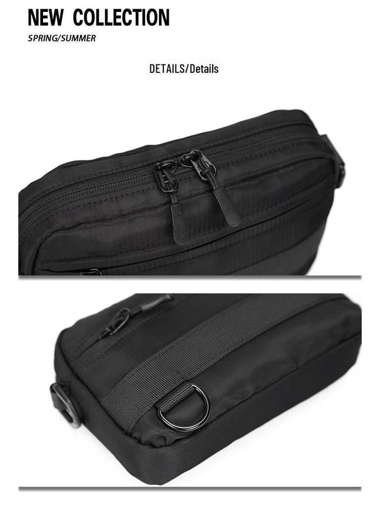 Unisex Trendy Solid Color Crossbody Messenger Bag