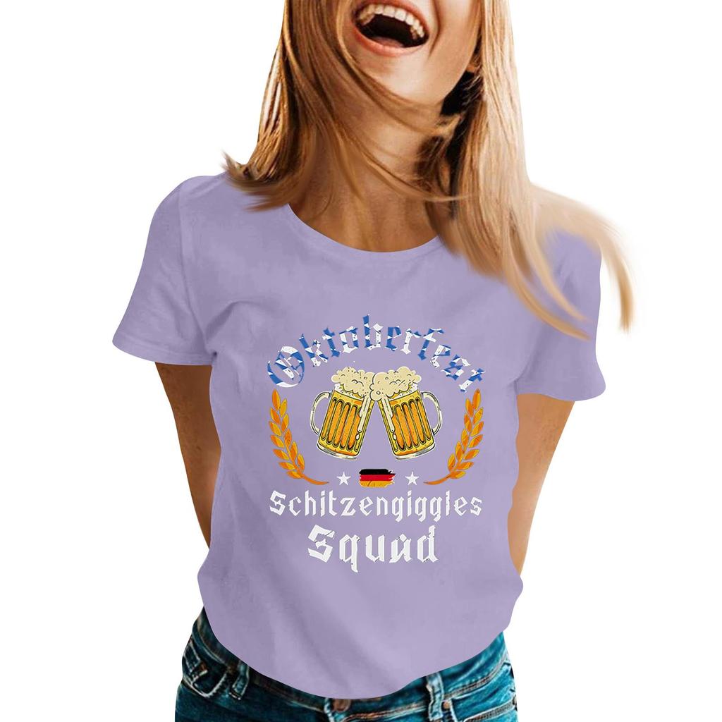 Fashion Casual Unisex Letter Print T-Shirt with Festival Graphic Design - Short Sleeve Round Neck Tee for Men and Women