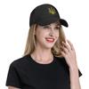 Summer Casual Baseball Cap Ukrainian EleUnisext Gold Sport Hat Adjustable Trident Badge Stylish Curved Brim Hats Unisex Trendy