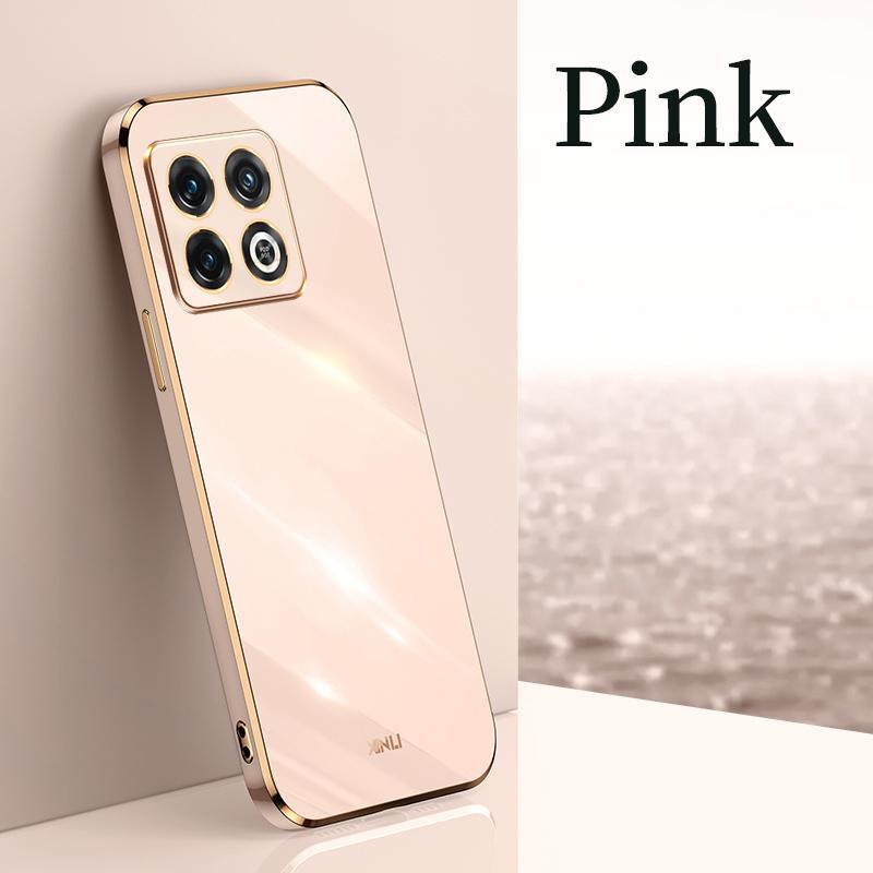 Luxury Square Plating Silicone Phone Case For Oneplus 10 Pro 9 Pro 9R T Soft TPU Bumper Shockproof Cases For One Plus 8T Back Cover