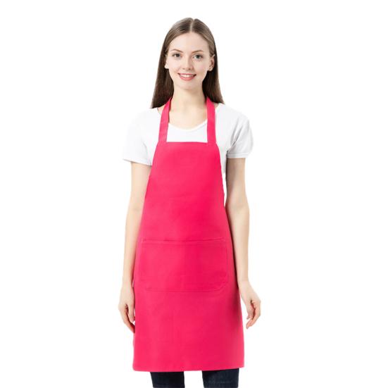 Kitchen Apron Wrinkle Resistant Adjustable Straps Back Lace Apron with Large Front Pocket Cooking BBQ Waiter Chef Aprons for Home Restaurant Cafe Use