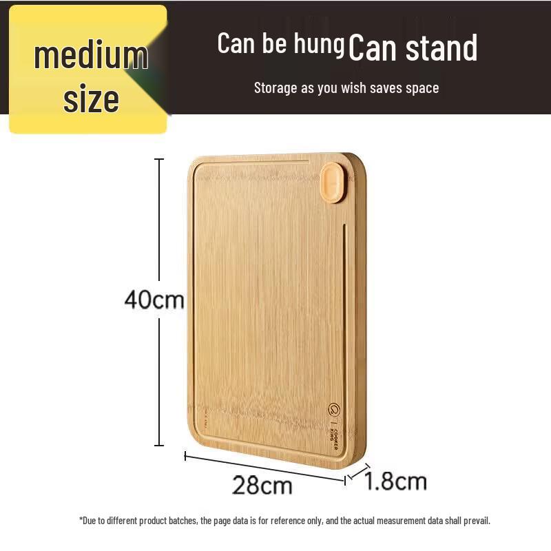 COOKER KING Oval Bamboo Cutting Board