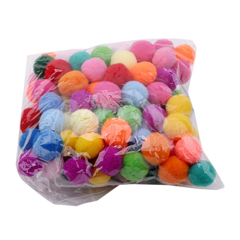 Creative Colored Hair Ball Pom-pom Kindergarten Children Diy Handmade Materials Supplies