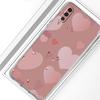 Case For Samsung A14 A50 A70 A30 A40 A20E A10S A20S A02S A04S A12 A22 A32 A34 A42 A52 5G A54 Gold Pink Rose Glitter Hearts Cover