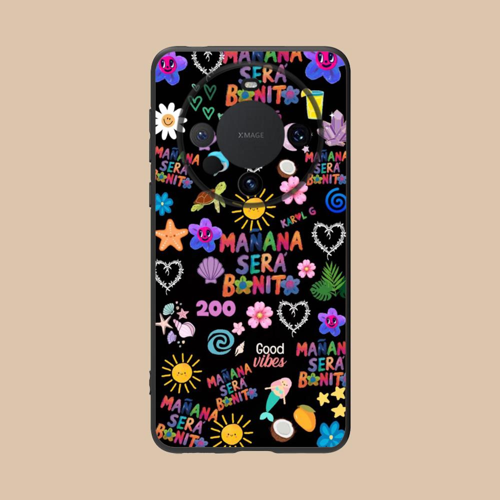 Karol G Latino Mobile Cell Phone Case for Huawei Mate 60 50 40 30 20 10 Pro Plus Lite E 5G Colorful Printing Cover Pretty Luxury