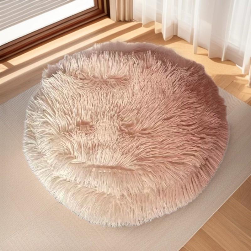 Zimowe Ciepłe Półzamknięte Pluszowe Legowisko dla Kota i Psa