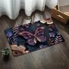 3D Butterfly Carpet Floor Mat Anti Slip Bathroom Entrance Door and Foyer Floor Mat