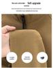 Men's Double-Sided German Fleece Hoodie with Half-High Collar, Zipper, Autumn/Winter Fashionable Outerwear.