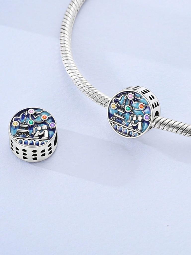 Romantic Leaning Tower Of Pisa Beads Charm Copper Plated Fit Charms Copperoriginal Bracelet For Jewelry Making Diy Charm