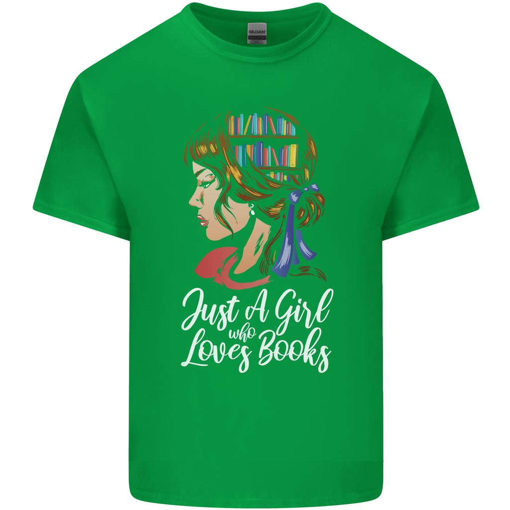 A Girl Who Loves Books Bookworm Reading Unisexs Light Cotton TShirt