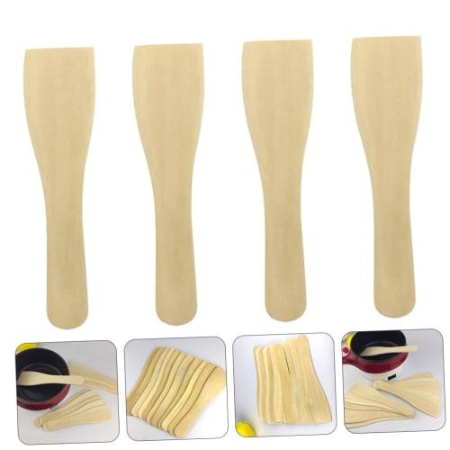 OKUMEYR Wooden Spatula, Cooking Turner, Nonstick Cooking Scoop, Kitchen Accessories
