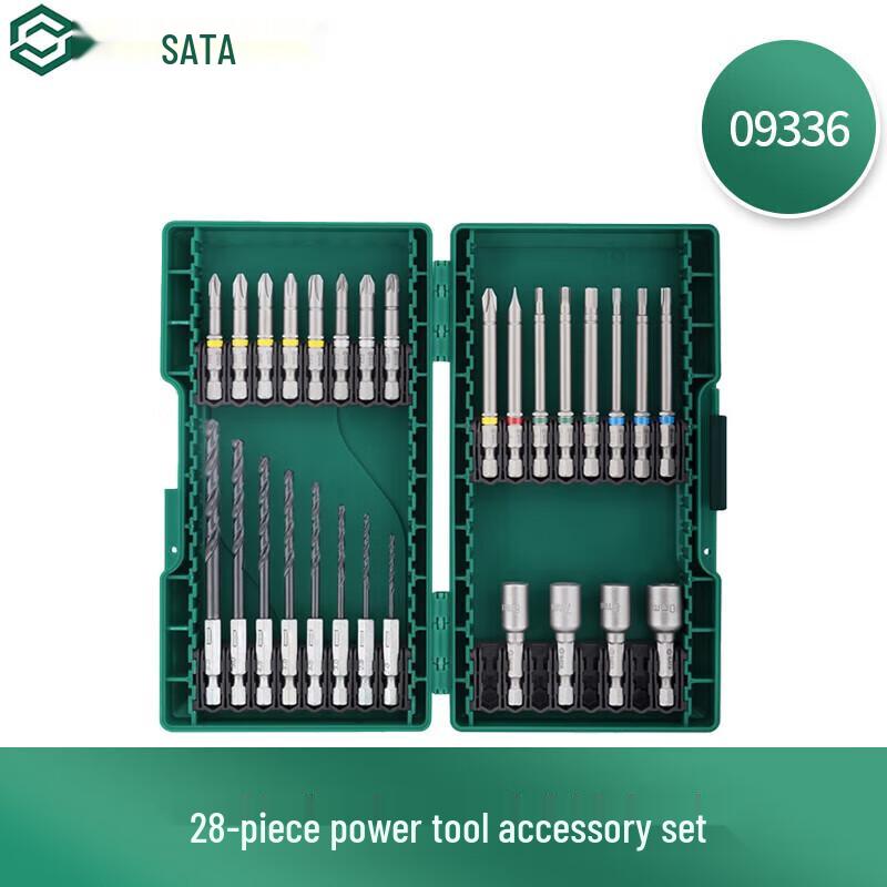 SATA 28-Piece Electric Tool Accessory Set 09336