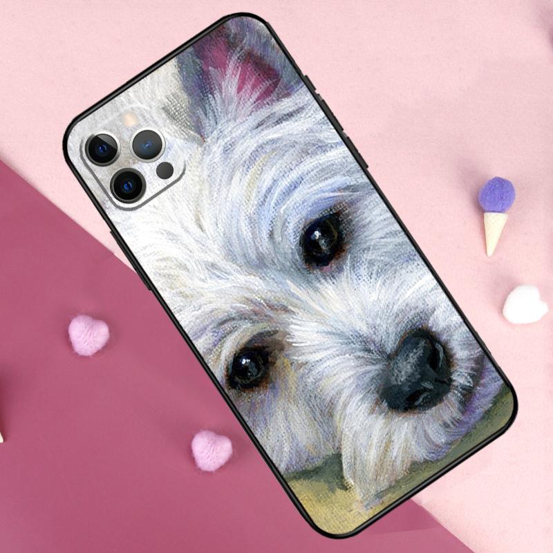 Westie Dog Phone Case For iPhone 17 Pro Max 14 15 16 Plus 11 Pro Max 12 13 Mini 16e 17 Air Back Cover