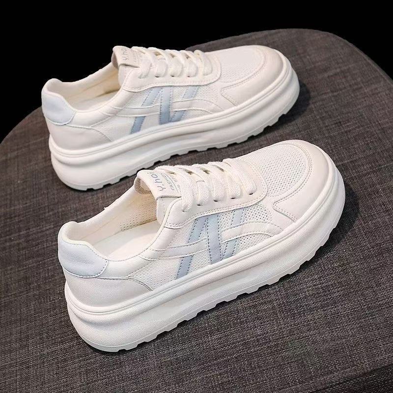 

Thick sole heightening thin little white shoes women s summer new versatile mesh casual shoes breathable sports shoes 40
