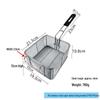 Zhongji Rostfritt Stål Kommersiell Friteringskorg