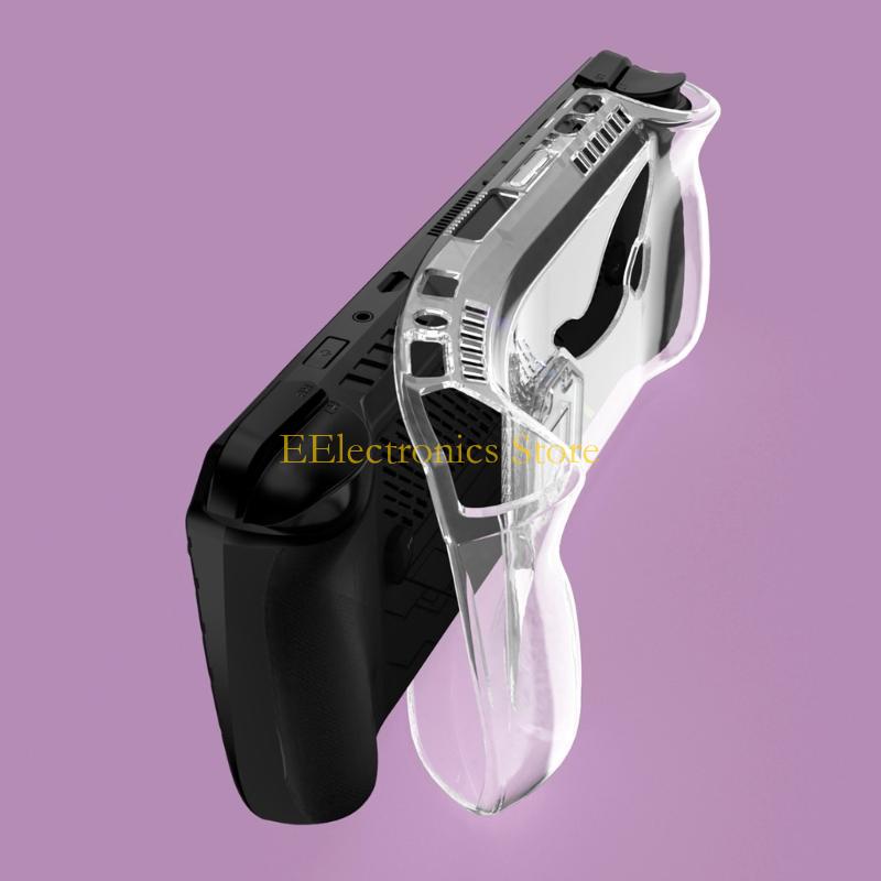 B03C Protective Case Clear Cover Shock Absorbing Protective Sleeve With Stand Support Accessories for Handheld Gaming Console