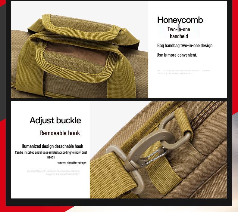 Taktyczny wodoodporny plecak na ramię z kamuflażem, wykonany z nylonu - Wielofunkcyjny, dużej pojemności, podróżny plecak na ramię