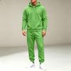 Men's Pullover Hoodie Sweatshirt Athletic Track Suit Set for Sports, Workout and Casual Wear