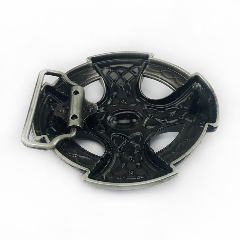 Round Celtic Belt Buckle - Western Cowboy Style