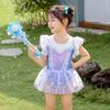 2025 Quick-Dry Korean One-Piece Swimsuit for Girls – Cute, Fashionable Skirt Style