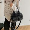 Vintage Denim Women's Bag Large Capacity Stitching Tote Women's Bag