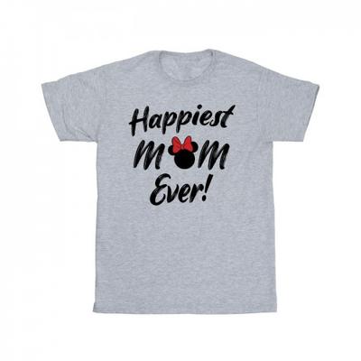 Mens Minnie Mouse Happiest Mom Ever T-Shirt