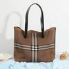 Neue große Tragetasche lässige vielseitige Umhängetasche Stoff gestreifte Einkaufstasche Damen-Pendlertasche