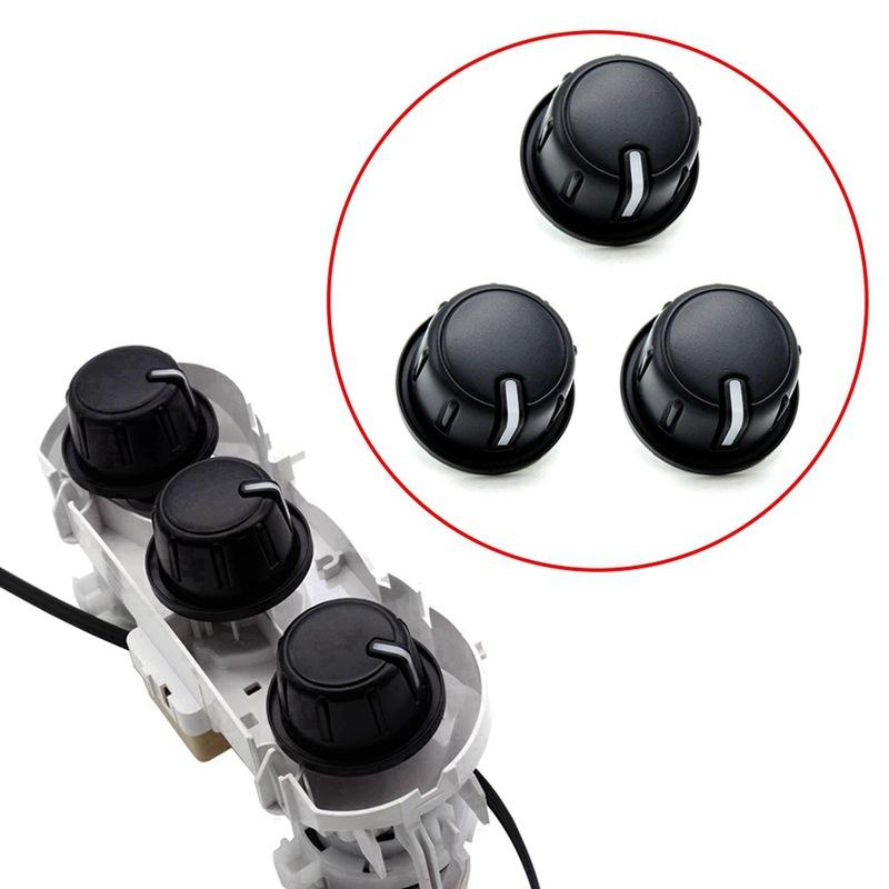 6Pcs Air Condition Switch Control Knob For Toyota Hilux Vigo Champ, Fortuner, Innova 2012 - 2015