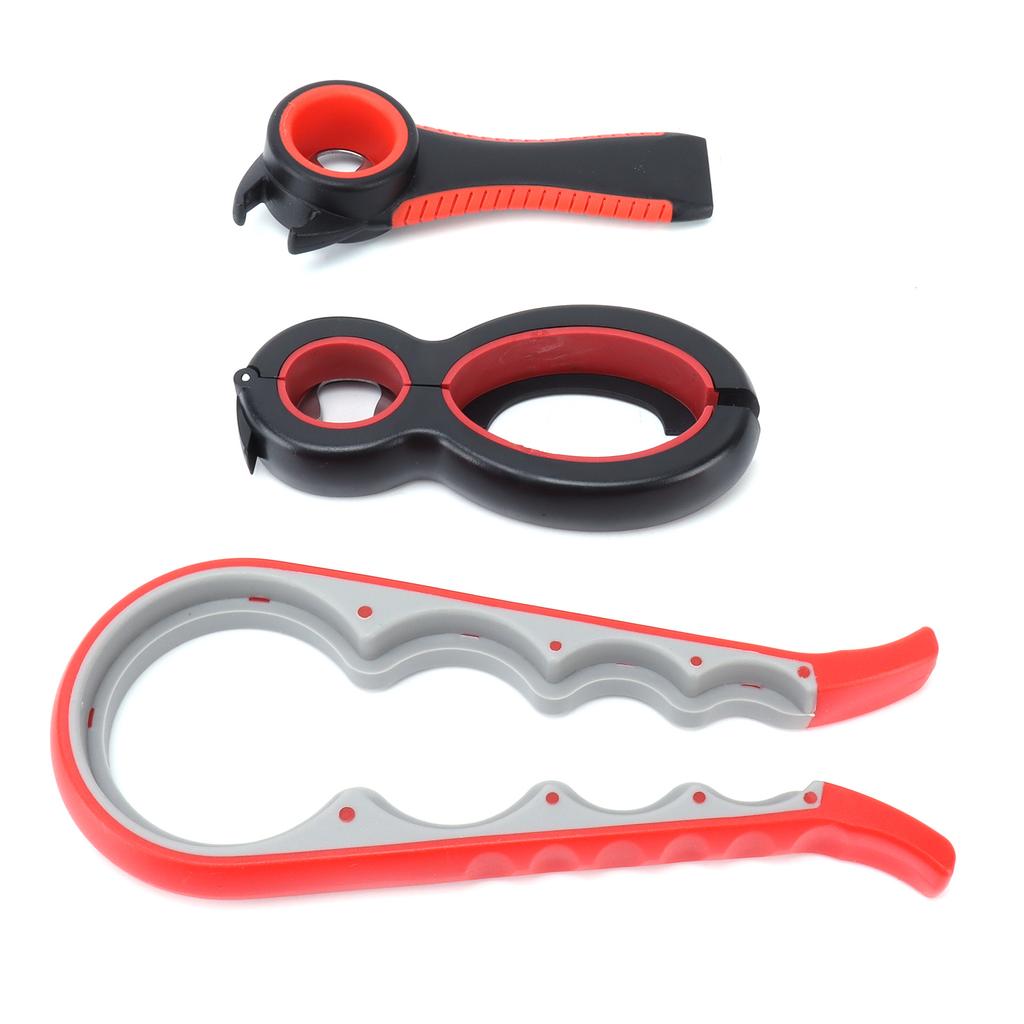 3Pcs/Set Portable Can Opener Multifunctional Opener Set for Bottle Jar Can Cap Restaurant