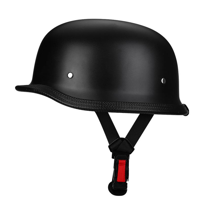 Retro Japanese Unisex ABS Half Helmet for Electric Motorcycles