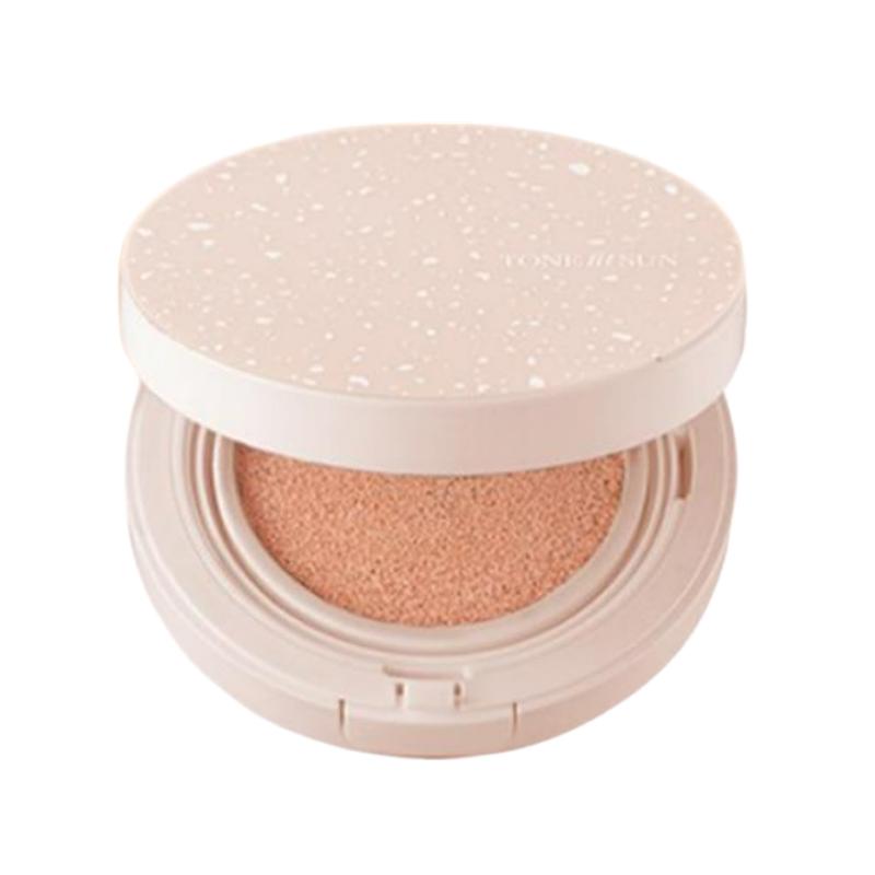 TONFIT SUN Vegan Sun Cushion SPF50+ PA++++ UV Protection 15g (Choose 1: Pink Beige Tone-Up / Dewy Cover)