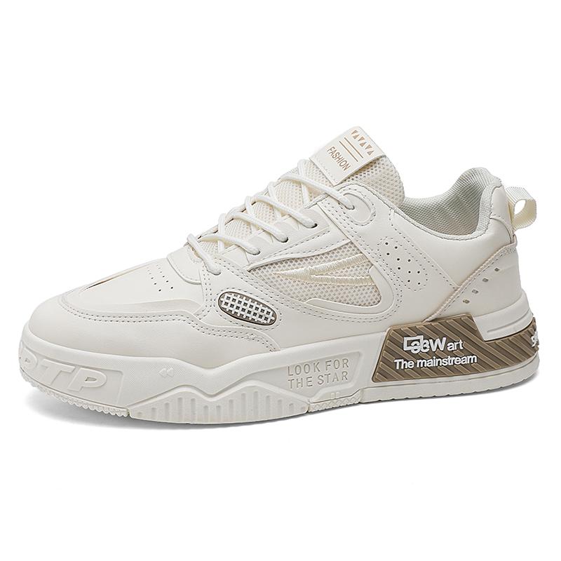 

Мужские корейские трендовые универсальные повседневные кеды на доске, на четыре сезона, мужские уличные дышащие удобные туфли с мягкой подошвой и толстой подошвой для ходьбы 40