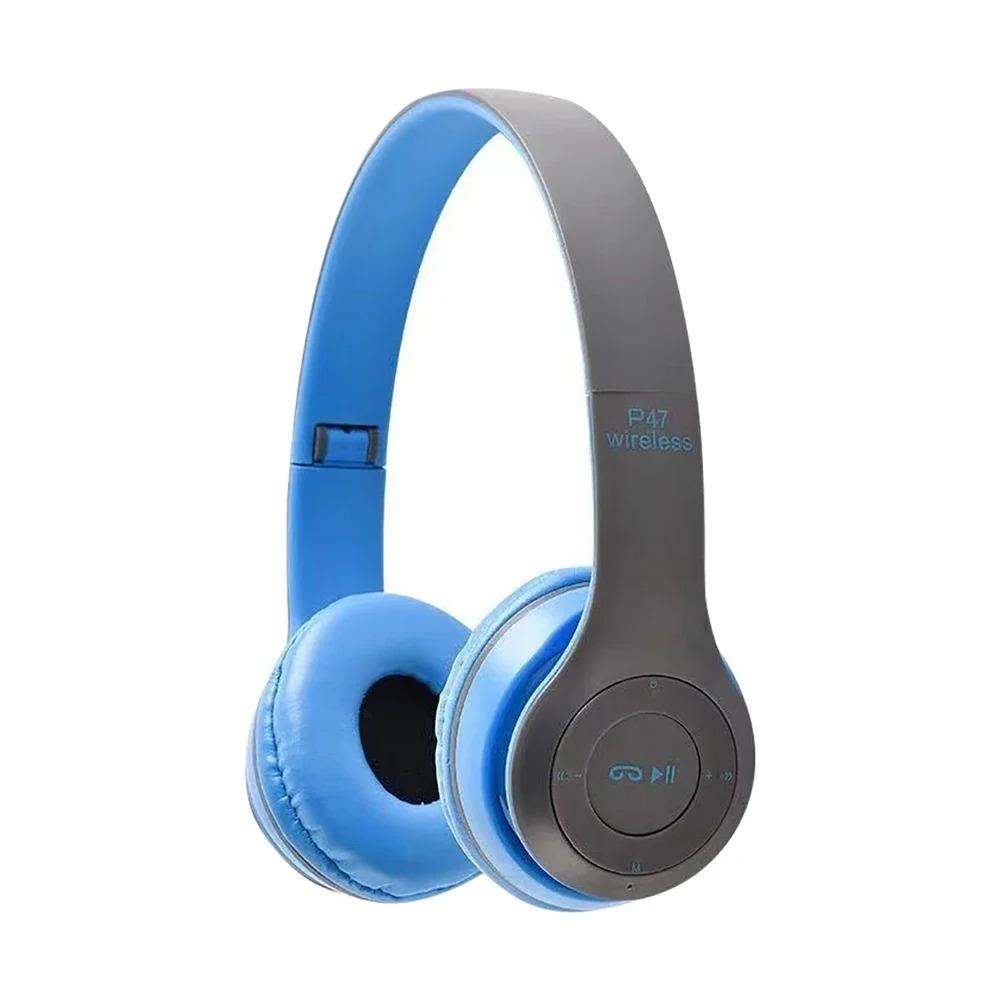 P47 -Stereo Headset 5.0 Bluetooth Headset Folding Series Wireless Sports Game Headset For Iphone .. For Kids Adults Children's Birthday Gift Holiday