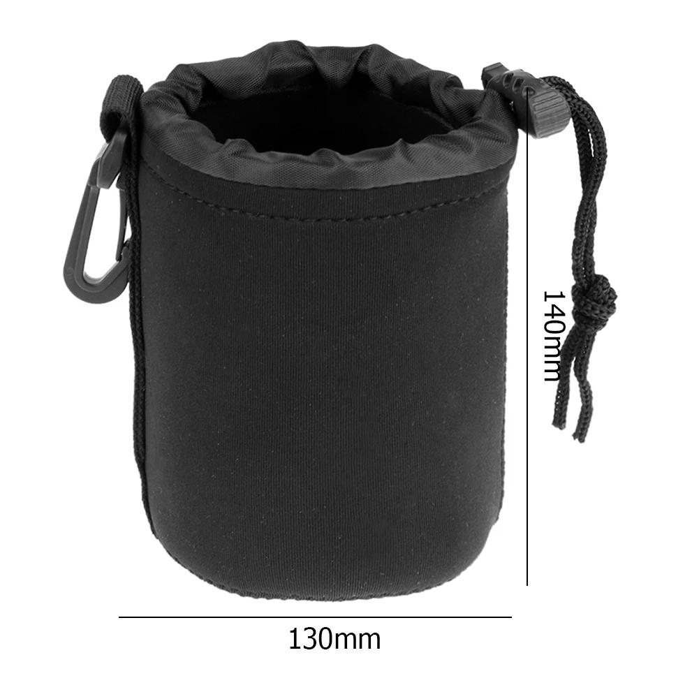 Camera Lens Pouch Bag Soft Neoprene Waterproof DSLR Camera Lens Protective Bag For Canon Sony Most Digital SLR Camera