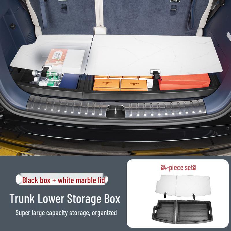 Zeekr 009 Trunk Organizer for 2024-25: Tail Box Storage & Accessories